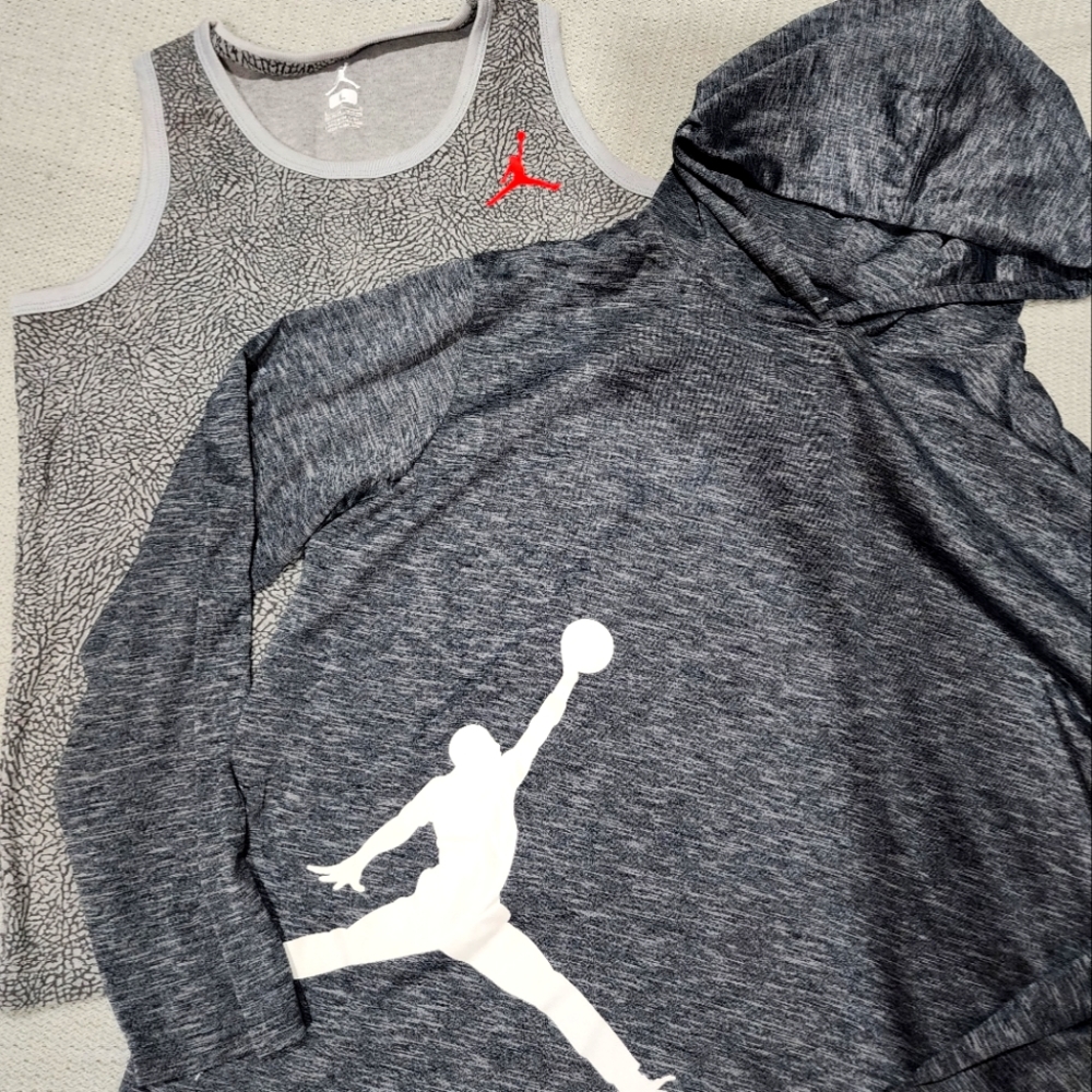 Jordan Youth L/XL 2 piece Shirt Bundle